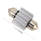 10 PCS 31mm DC12V / 2W / 7000K / 80LM 4LEDs SMD-5050 Car Reading Lamp, 31mm, 4LEDs SMD-5050