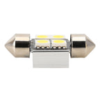 10 PCS 31mm DC12V / 2W / 7000K / 80LM 4LEDs SMD-5050 Car Reading Lamp, 31mm, 4LEDs SMD-5050