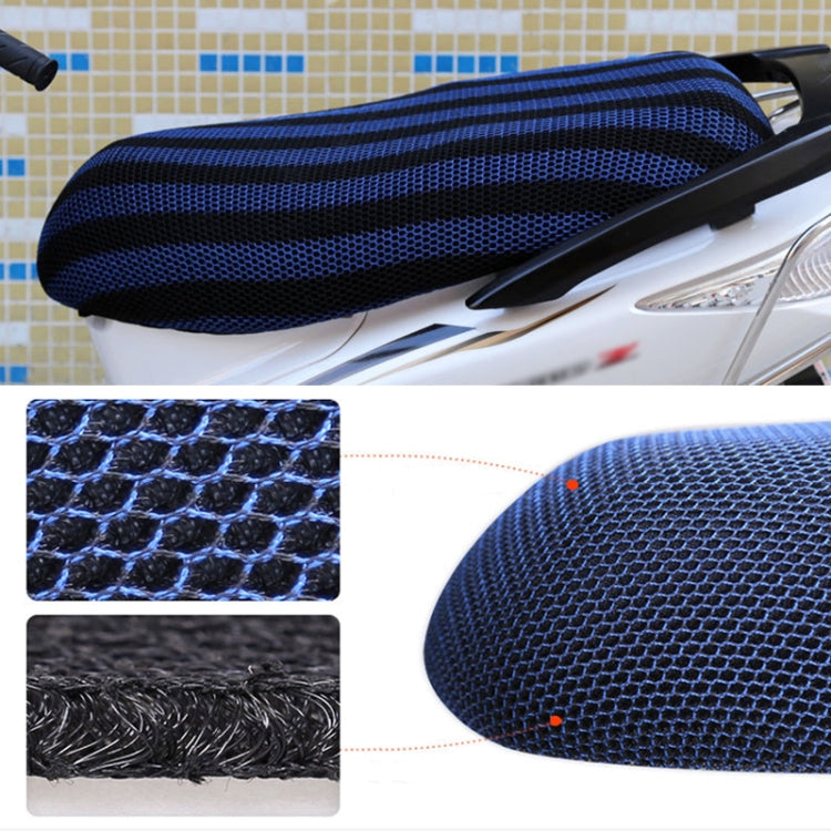 Waterproof Motorcycle Sun Protection Heat Insulation Seat Cover Prevent Bask In Seat Scooter Cushion Protect, Size: XXL, Length: 86- 92cm; Width: 40-56cm, Size: XXL (Black Red), Size: XXL (Black Blue), Size: XXL (Blue), Size: XXL (Black) – Waterproof Size: XXL (Black Blue) Black Blue