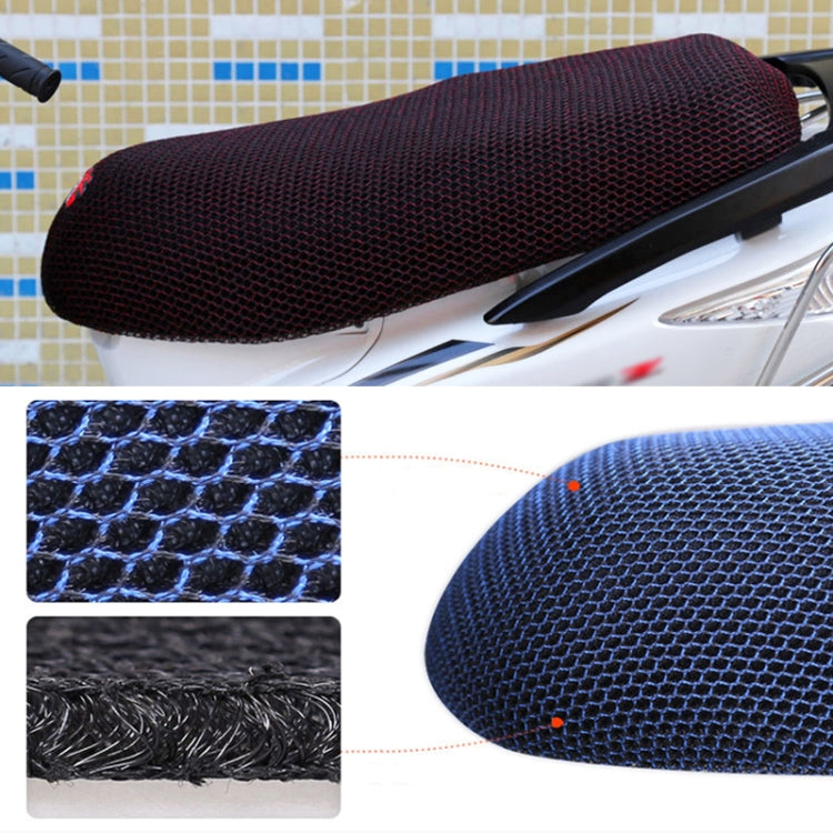 Waterproof Motorcycle Sun Protection Heat Insulation Seat Cover Prevent Bask In Seat Scooter Cushion Protect, Size: XXL, Length: 86- 92cm; Width: 40-56cm, Size: XXL (Black Red), Size: XXL (Black Blue), Size: XXL (Blue), Size: XXL (Black) Size: XXL (Black Red) Black Red