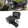 Motorcycle Accessories Modified Side of the Box Leather Bag Knight Bag Kit Black