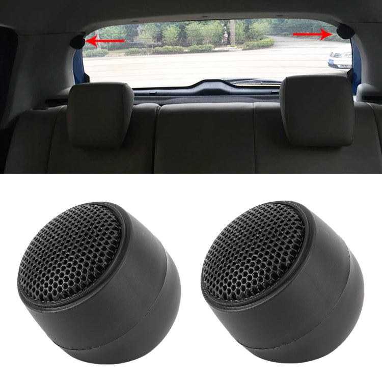 2 PCS T120 10W 98dB Car Dome Tweeter Audio Loudspeaker Treble Speaker Default Title