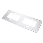 2 PCS Car License Plate Magnesium Alloy Bracket Frame Holder Stand Mount(Silver), Magnesium Alloy Bracket