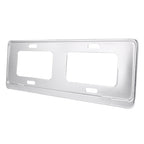 2 PCS Car License Plate Magnesium Alloy Bracket Frame Holder Stand Mount(Silver), Magnesium Alloy Bracket
