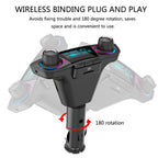 BT06 Dual USB Charging Smart Bluetooth 4.0 + EDR FM Transmitter MP3 Music Player Car Kit with 1.3 inch LED Screen, Support Bluetooth Call, TF Card & U Disk, BT06