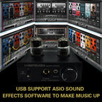 LINEPAUDIO A962 HiFi 6J9 Vacuum Tube Power Headphone Amplifier USB ASIO Sound Card, A962