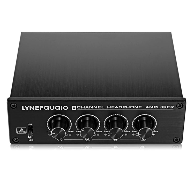 LINEPAUDIO A966 Pro Eight-channel Headphone Amplifier Headphone Distributer Signal Amplifier, A966