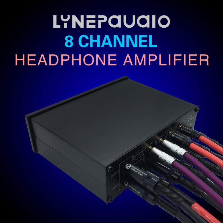 LINEPAUDIO A966 Pro Eight-channel Headphone Amplifier Headphone Distributer Signal Amplifier, A966