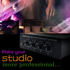 LINEPAUDIO A966 Pro Eight-channel Headphone Amplifier Headphone Distributer Signal Amplifier, A966