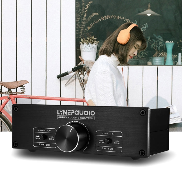 LINEPAUDIO A967 Full-balanced Passive PreAmp Active Speaker Two-channel Volume Controller, A967 – TPU