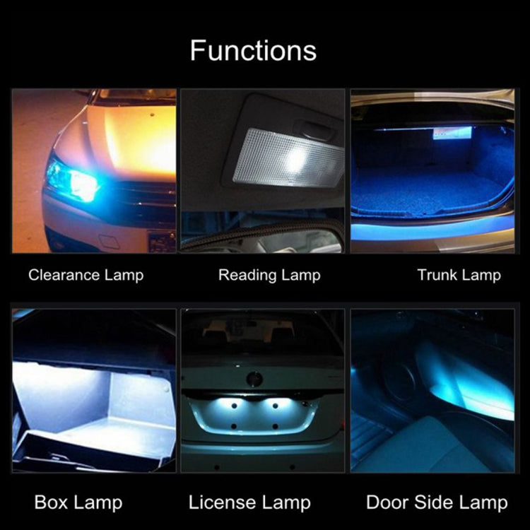 2 PCS 31mm DC12V 1.7W 6000K 135LM 2LEDs SMD-3030 Car Reading Lamp, with Decoder, 31mm, with Decoder