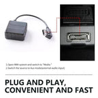 Car Wireless MMI 3G+ Bluetooth AUX Audio Cable Wiring Harness for Audi AMI / Volkswagen MDI, For Audi AMI / Volkswagen MDI