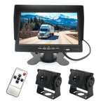 PZ612-2AHD IP67 120 Degree Car AHD 1080P 2 Megapixels 7 inch Front and Rear Double Recording 2 Way Rearview Mirror Monitor, Night Vision Full Color, with Video Function, PZ612-2AHD PZ612-2AHD