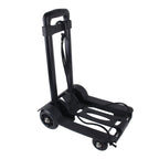 Lightweight Portable Folding Luggage Carts Travel Trolley with Rope Default Title