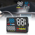 D5000 OBD2 5 inch Vehicle-mounted Head Up Display Security System, Support Car Speed / Engine Revolving Speed Display / Water Temperature / Battery Voltage / Detection and Elimination Fault Code, D5000 – Durable Build, Easy to Use D5000