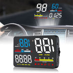 D5000 OBD2 5 inch Vehicle-mounted Head Up Display Security System, Support Car Speed / Engine Revolving Speed Display / Water Temperature / Battery Voltage / Detection and Elimination Fault Code, D5000 – Durable Build, Easy to Use D5000