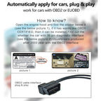D5000 OBD2 5 inch Vehicle-mounted Head Up Display Security System, Support Car Speed / Engine Revolving Speed Display / Water Temperature / Battery Voltage / Detection and Elimination Fault Code, D5000 – Durable Build, Easy to Use