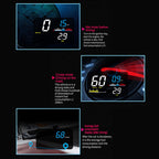 D5000 OBD2 5 inch Vehicle-mounted Head Up Display Security System, Support Car Speed / Engine Revolving Speed Display / Water Temperature / Battery Voltage / Detection and Elimination Fault Code, D5000 – Durable Build, Easy to Use