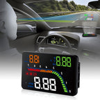 T100 OBD2 4 inch Vehicle-mounted Head Up Display Security System, Support Car Speed / Engine Revolving Speed Display / Instantaneous Fuel Consumption / Detection and Elimination Fault Code, T100 T100