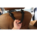 SHUNWEI Car Assistance Support Strap, Chair Rear Seat Headrest Hanger Bag Hook Holder,Car Safety Back Seat Armrest Handle- Children Elderly Assist Grab,Vehicle Headrest Grab Handles, Back Seat Armrest(Black) Back Seat Armrest(Black)