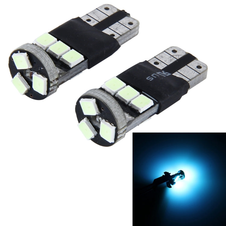 2 PCS T10 5W SMD 2835 9 LED Car Clearance Lights Lamp, DC 12V, 2835-9smd LED 2835-9smd LED Ice Blue Light