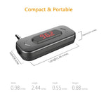 Doosl DSER116 Multifunctional Car FM Transmitter Wireless Music Receiver with 3.5mm Jack & LCD Display, Support Hands-free Call, DSER116