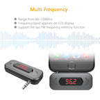 Doosl DSER116 Multifunctional Car FM Transmitter Wireless Music Receiver with 3.5mm Jack & LCD Display, Support Hands-free Call, DSER116