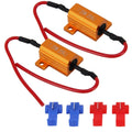 2 PCS Car Canbus Error Canceller Decoder Load Resistor LED 25W 25 Ohm No Blinking Decoder, 25W 25 Ohm 25W 25 Ohm