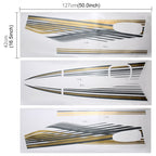 5 PCS SUV Body Decorative Strip Brand Car Streamline Shining Sticker for Nissan TERRA 2019 – Waterproof, For Nissan TERRA 2019