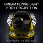 2 PCS DC 8-36V Ghost Shadow Courtesy Angel Wings Projection Lamp Car Door LED Welcome Lights, Cold Blue, Blue, Red, White