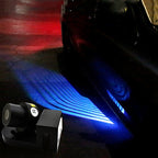 2 PCS DC 8-36V Ghost Shadow Courtesy Angel Wings Projection Lamp Car Door LED Welcome Lights, Cold Blue, Blue, Red, White – Durable Build, Easy to Use Blue Blue