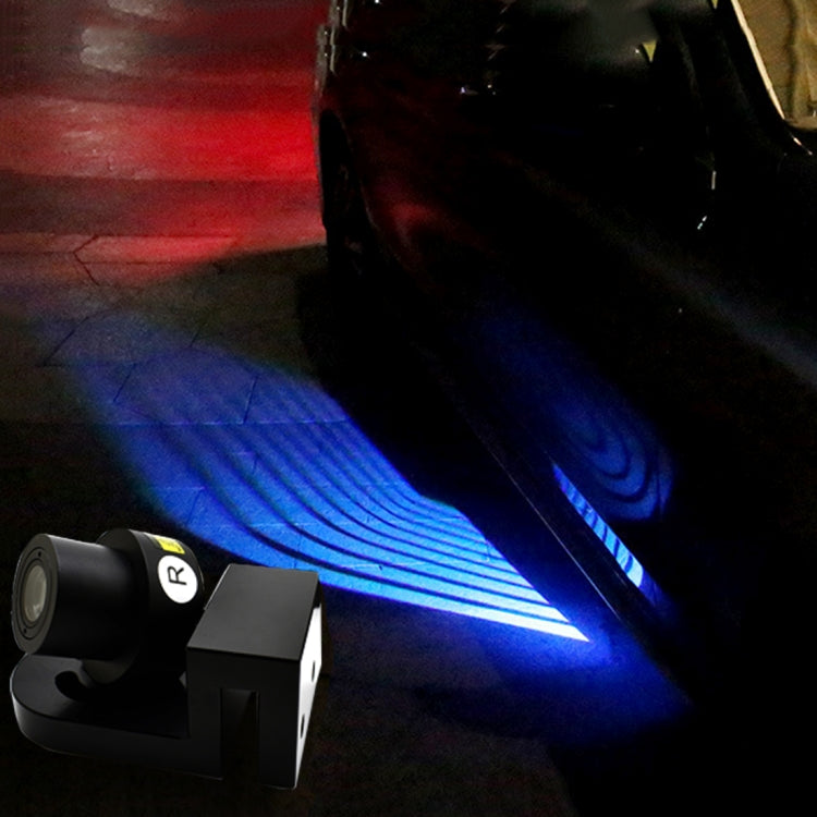 2 PCS DC 8-36V Ghost Shadow Courtesy Angel Wings Projection Lamp Car Door LED Welcome Lights, Cold Blue, Blue, Red, White – Durable Build, Easy to Use Blue Blue