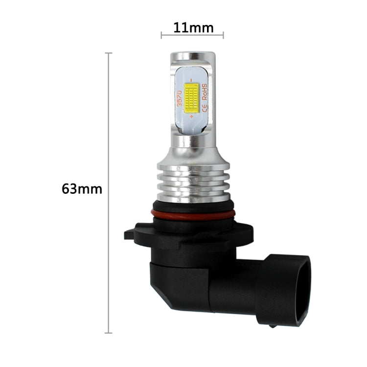 2 PCS 9005 HB3 72W 1000LM 6000-6500K Super Bright White Light Car Fog LED Bulbs, DC 12-24V, 9005/HB3, 9005 HB3 – Durable Build, Easy to Use
