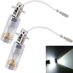 2 PCS H3 30W 350 LM 6000K White Light CREE 6 LED Car Fog Light Bulb, DC 12V, H3 H3
