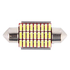 2 PCS DC 12V 6W 36MM Bicuspid Car Door Lamps Registration Mark light Dashboard Dome Door Lights LED Reading Lamp with 27 LED SMD 3014 Lights White, 36MM
