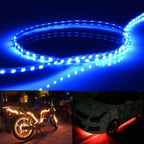 5 PCS 45 LED 3528 SMD Waterproof Flexible Car Strip Light for Car Decoration, DC 12V, Length: 90cm, 90cm+blue, 90cm+red, 90cm+white, 90cm+yellow, 90cm+pink, 90cm+green, 90cm+ice blue