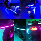 5 PCS 45 LED 3528 SMD Waterproof Flexible Car Strip Light for Car Decoration, DC 12V, Length: 90cm, 90cm+blue, 90cm+red, 90cm+white, 90cm+yellow, 90cm+pink, 90cm+green, 90cm+ice blue