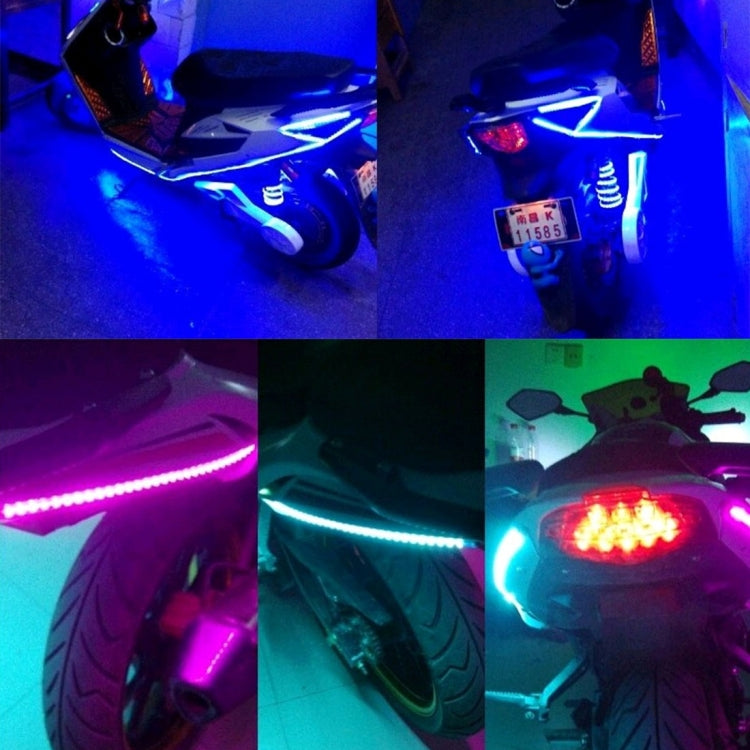 5 PCS 45 LED 3528 SMD Waterproof Flexible Car Strip Light for Car Decoration, DC 12V, Length: 90cm, 90cm+blue, 90cm+red, 90cm+white, 90cm+yellow, 90cm+pink, 90cm+green, 90cm+ice blue