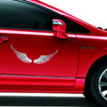 3D Angel Wing Metal Sticker Decal Auto Car Emblem Decal Decoration Color Silver, Angel Wing Angel Wing