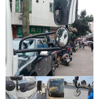 Car Rear Seat View Mirror Baby Child Safety Auxiliary Rear View Mirror with 3cm Clip, With 3cm Clip