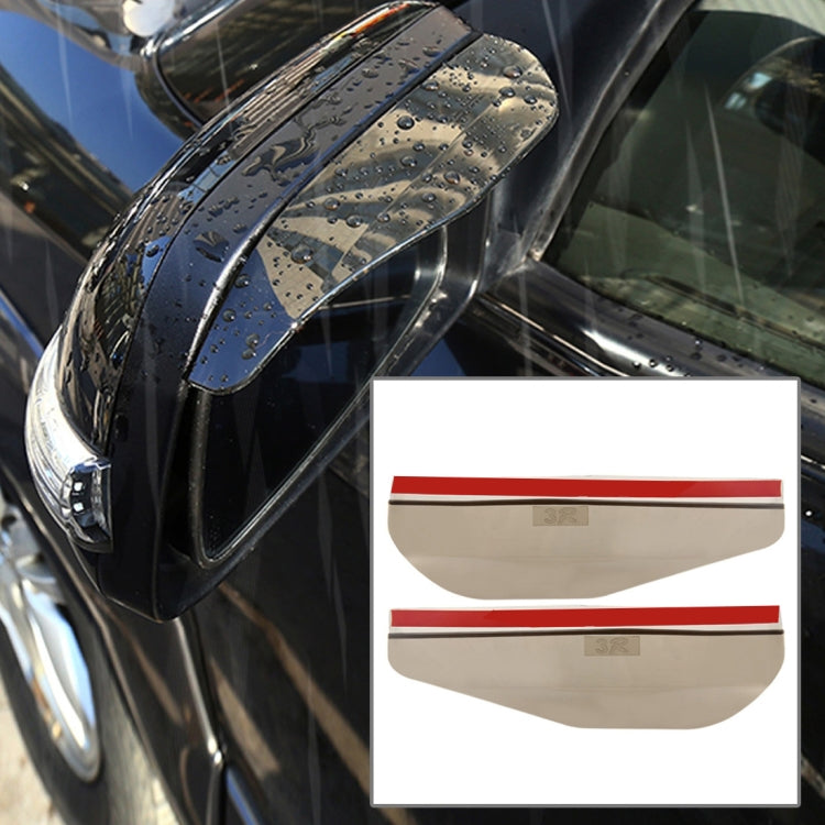 1 Pair Car Rearview Mirror Rain Blades Car Back Mirror Eyebrow Rain Cover Car Rearview Mirror Eyebrow Covers Flexible Protection Rainproof Decoration Accessories, 3R-2101 – Durable Build, Easy to Use 3R-2101 Brown
