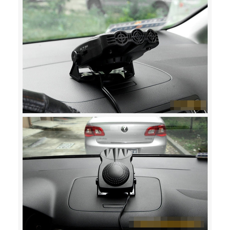 DC 12V 150W Cold and Warm Dual Use Three Outlet Car Auto Electronic Heater Fan Windshield Defroster Demister, 150W Black, 150W Red – Durable Build, Easy to Use