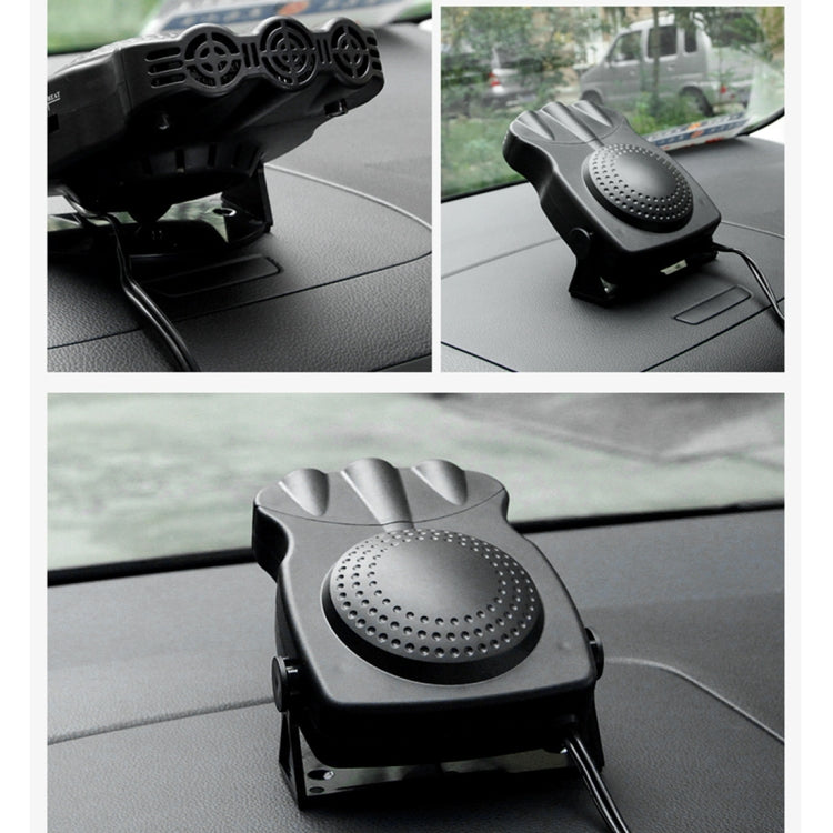 DC 12V 150W Cold and Warm Dual Use Three Outlet Car Auto Electronic Heater Fan Windshield Defroster Demister, 150W Black, 150W Red – Durable Build, Easy to Use