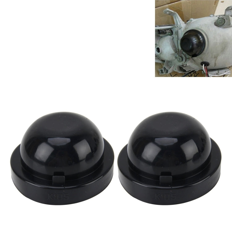 2 PCS K105 Universal Car LED Headlight HID Xenon Lamp Silicone Dust Cover Seal Caps Car Dust Cover Waterproof Dustproof Sealing Headlamp Cover for Car Retrofit, Inner Diameter: 10.5cm, Inner Diameter: 10.5cm Inner Diameter: 10.5cm