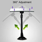 360 Degree Car Adjustable Interior Windshield Rectangular Blind Spot Mirror with Suck Cup Holder, XL-1013