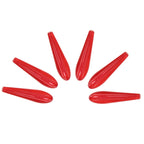6 PCS Universal Resin Rear Spoiler Car Auto Rear Spoiler Exterior Rear Spoiler Kit Car Crash Strip Spoiler Routed Board Mute Rectifier Noise Reduction Spoiler