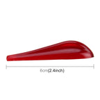 6 PCS Universal Resin Rear Spoiler Car Auto Rear Spoiler Exterior Rear Spoiler Kit Car Crash Strip Spoiler Routed Board Mute Rectifier Noise Reduction Spoiler