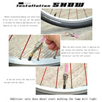 2 PCS Wheel Tyre Lamp With Battery for Car / Motorbike / Bike