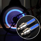 2 PCS Wheel Tyre Lamp With Battery for Car / Motorbike / Bike Blue Light