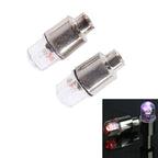 2 PCS Valve Cap Light Wheel Tyre Lamp With Battery for Car / Motorbike / Bike – Durable Build, Easy to Use Colorful Light